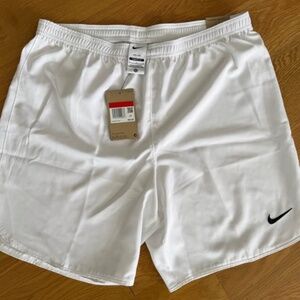 Nike Dri-Fit Shorts White Large New with Tags
